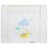 Матрас для пеленания Malika "Мишка на месяце" 75х68 см. белый